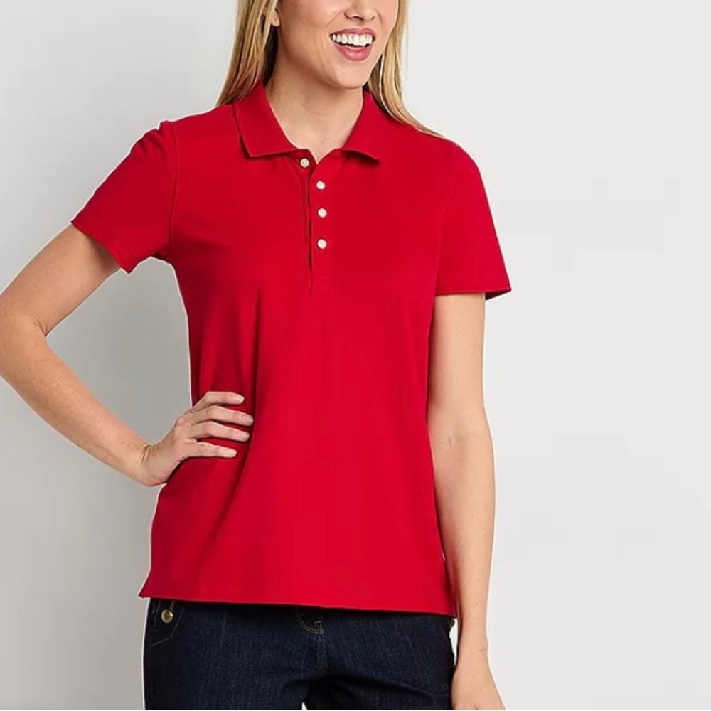 St. John's Bay Red Blouse